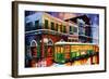 The Old Desire Streetcar-Diane Millsap-Framed Art Print