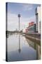 The Old Docks in the City of Dusseldorf, North Rhine-Westphalia, Germany, Europe-Julian Elliott-Stretched Canvas