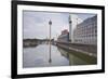 The Old Docks in the City of Dusseldorf, North Rhine-Westphalia, Germany, Europe-Julian Elliott-Framed Photographic Print