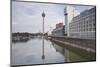 The Old Docks in the City of Dusseldorf, North Rhine-Westphalia, Germany, Europe-Julian Elliott-Mounted Photographic Print