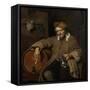 The Old Drinker, 1661-63-Gabriel Metsu-Framed Stretched Canvas