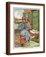 The Old Dutchman in His Garden-Molly Benatar-Framed Art Print