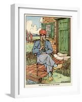 The Old Dutchman in His Garden-Molly Benatar-Framed Art Print