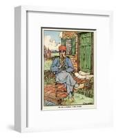 The Old Dutchman in His Garden-Molly Benatar-Framed Art Print