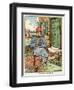 The Old Dutchman in His Garden-Molly Benatar-Framed Art Print