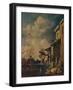 'The Old East India Wharf, London Bridge', c1700-1740, (1904)-Peter Monamy-Framed Giclee Print