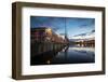 The Old Electric Cranes, Harbourside, Bristol, England, United Kingdom, Europe-Bill Ward-Framed Photographic Print