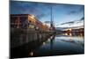 The Old Electric Cranes, Harbourside, Bristol, England, United Kingdom, Europe-Bill Ward-Mounted Photographic Print