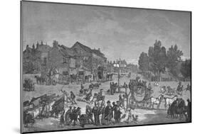 The Old Elephant and Castle Inn, c1785, (1912)-null-Mounted Giclee Print