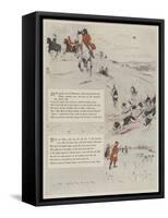 The Old English Squire-Cecil Aldin-Framed Stretched Canvas