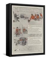 The Old English Squire-Cecil Aldin-Framed Stretched Canvas