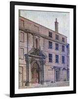 The Old Entrance to Merchant Taylors' Hall, Threadneedle Street, 1753-Wilson-Framed Premium Giclee Print