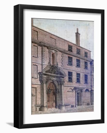 The Old Entrance to Merchant Taylors' Hall, Threadneedle Street, 1753-Wilson-Framed Giclee Print