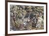 The Old Farm Gate-Currier & Ives-Framed Giclee Print