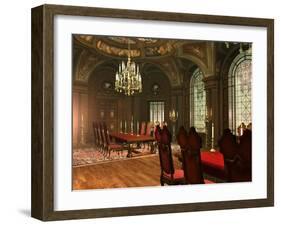 The Old Fashioned Dining Hall-Atelier Sommerland-Framed Art Print