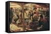 The Old Fish Market-Ettore Tito-Framed Stretched Canvas