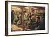 The Old Fish Market-Ettore Tito-Framed Giclee Print