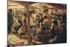 The Old Fish Market-Ettore Tito-Mounted Giclee Print