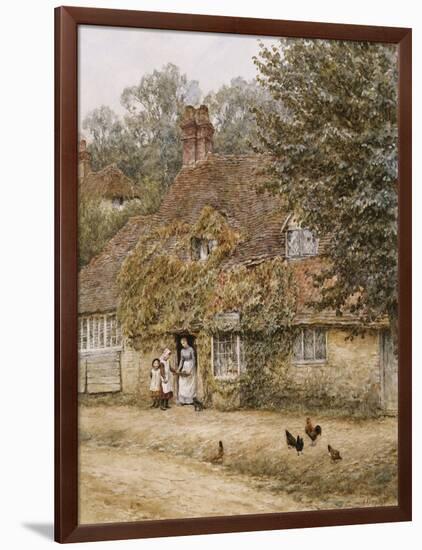 The Old Fish Shop, Haslemere-Helen Allingham-Framed Giclee Print