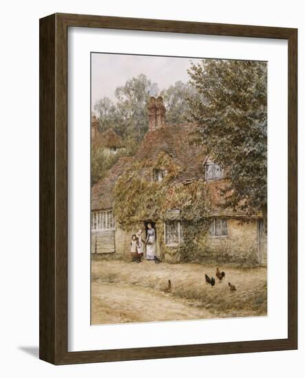 The Old Fish Shop, Haslemere-Helen Allingham-Framed Giclee Print