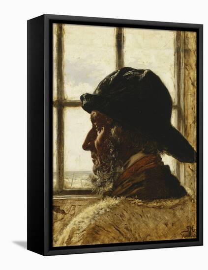 The Old Fisherman-Peder Severin Kryer-Framed Stretched Canvas