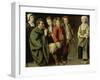 The Old Flutist-Louis Le Nain-Framed Giclee Print