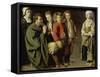 The Old Flutist-Louis Le Nain-Framed Stretched Canvas