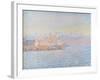 The old fort at Antibes, 1888 (oil on canvas)-Claude Monet-Framed Giclee Print