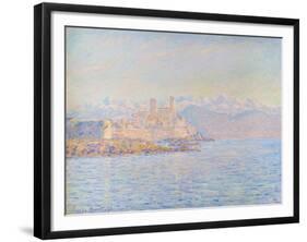 The old fort at Antibes, 1888 (oil on canvas)-Claude Monet-Framed Giclee Print