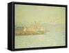 The Old Fort at Antibes-Claude Monet-Framed Stretched Canvas