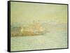 The Old Fort at Antibes-Claude Monet-Framed Stretched Canvas