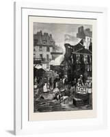 The Old Game and Poultry Market in Paris, Rance, 1882-null-Framed Giclee Print