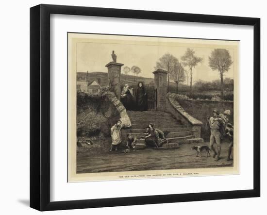 The Old Gate-Francis S. Walker-Framed Giclee Print