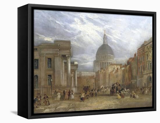 The Old General Post Office and St Martin's Le Grand, 1835-George Sidney Shepherd-Framed Stretched Canvas