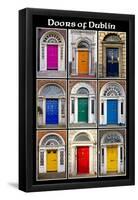 The Old Georgian Doors Of Dublin-null-Framed Poster
