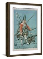 The Old Guard, Armed Yet Defenceless, from 'St. Stephen's Review Presentation Cartoon', 26 May 1888-Tom Merry-Framed Giclee Print