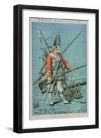 The Old Guard, Armed Yet Defenceless, from 'St. Stephen's Review Presentation Cartoon', 26 May 1888-Tom Merry-Framed Giclee Print