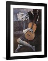 The Old Guitarist, c.1903-Pablo Picasso-Framed Art Print