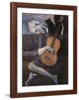 The Old Guitarist, c.1903-Pablo Picasso-Framed Art Print