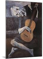 The Old Guitarist, c.1903-Pablo Picasso-Mounted Art Print