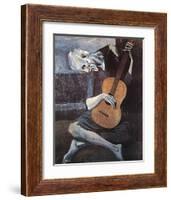 The Old Guitarist, c.1903-Pablo Picasso-Framed Art Print