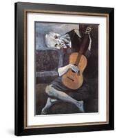 The Old Guitarist, c.1903-Pablo Picasso-Framed Art Print