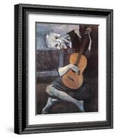 The Old Guitarist, c.1903-Pablo Picasso-Framed Art Print