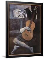 The Old Guitarist, c.1903-Pablo Picasso-Framed Art Print