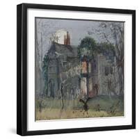 The Old Hall, Fairies by the Moonlight-John Anster Fitzgerald-Framed Giclee Print