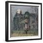 The Old Hall, Fairies by the Moonlight-John Anster Fitzgerald-Framed Giclee Print