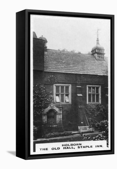 The Old Hall, Staple Inn, Holborn, London, C1920S-null-Framed Stretched Canvas