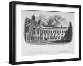 The Old Hall, Whittington's Library and the Cloisters, Christ's Hospital, City of London, 1825-Henry Shaw-Framed Giclee Print