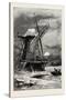 The Old Hampton Windmill, Scenery of the Thames, UK, 19th Century-null-Stretched Canvas