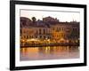 The Old Harbor, Chania, Crete, Greece-Darrell Gulin-Framed Photographic Print